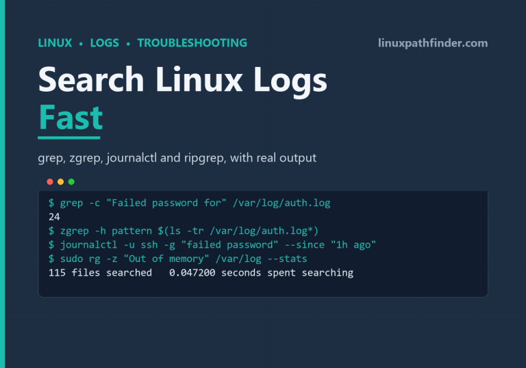 How to search Linux logs fast with grep, zgrep, journalctl and ripgrep