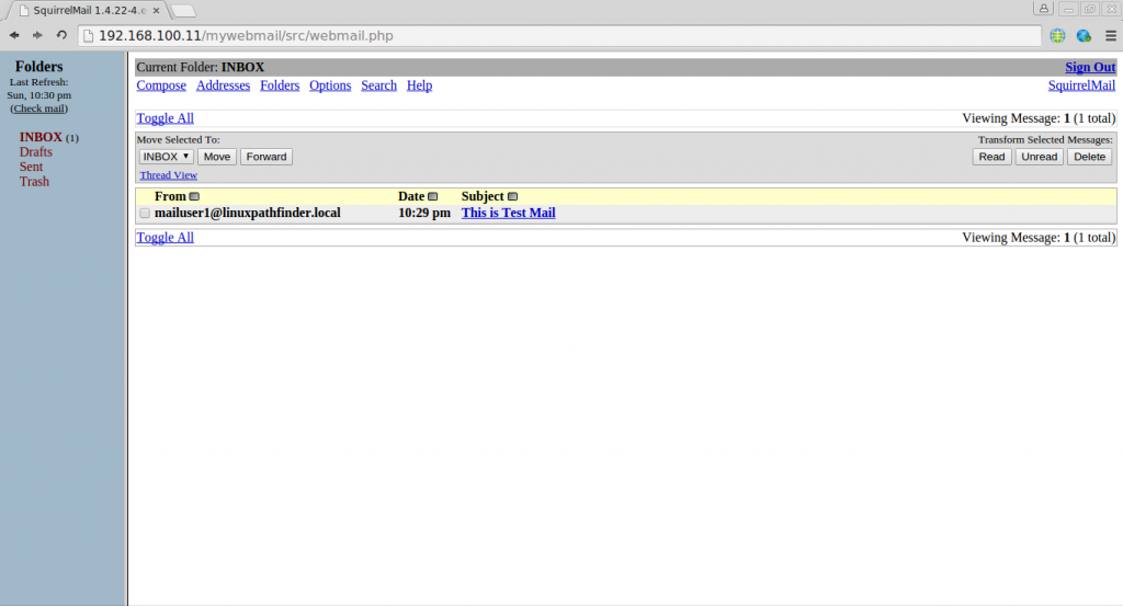 User2 Inbox